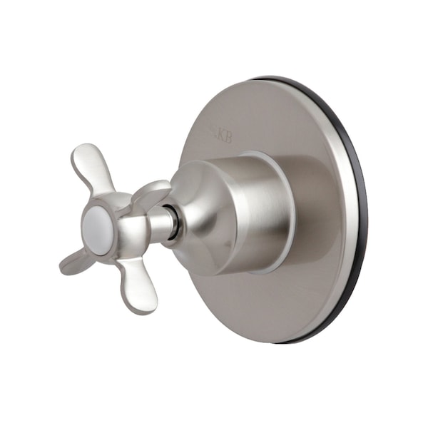 Kingston Brass KS3038BEX Single-Handle Three-Way Diverter Valve with Trim Kit, Brushed Nickel KS3038BEX - main